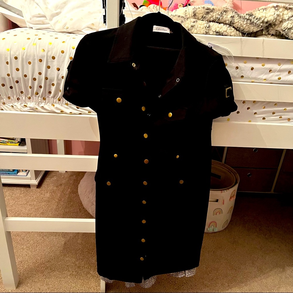 Short sleeve Calvin Klein shirt dress